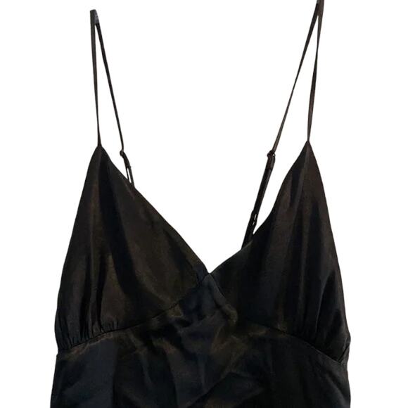 NWT Zara Black Fringe Mini Dress Medium W/Stretch MSRP $129 - Picture 6 of 6